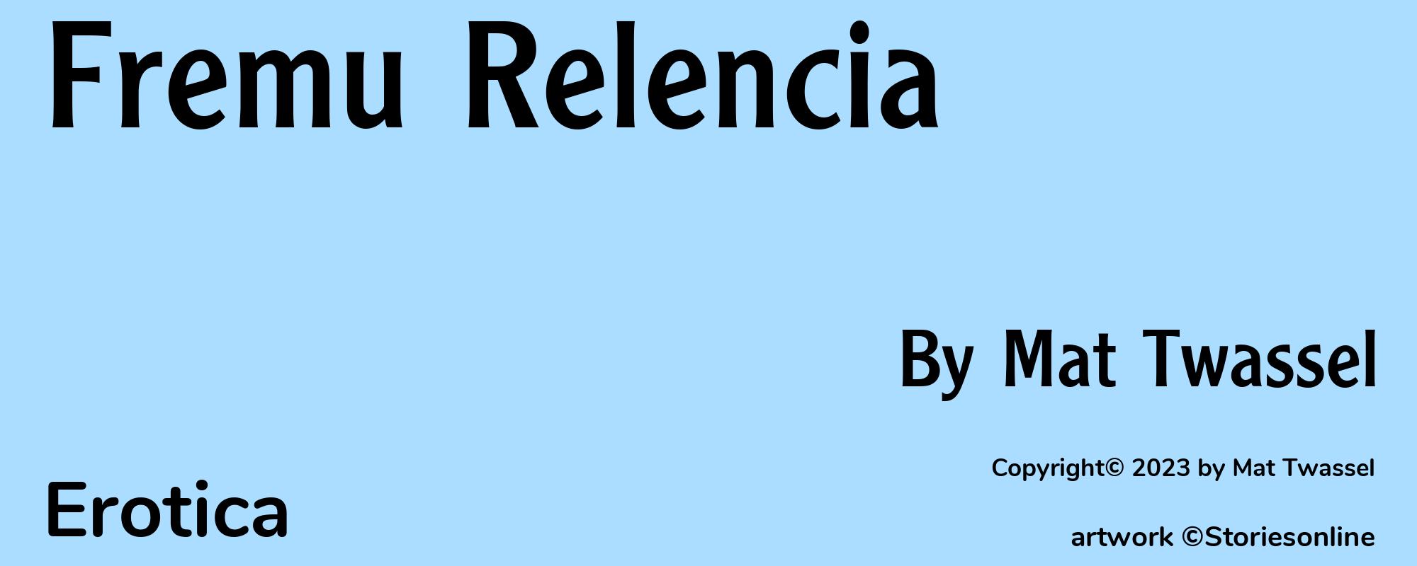 Fremu Relencia - Cover