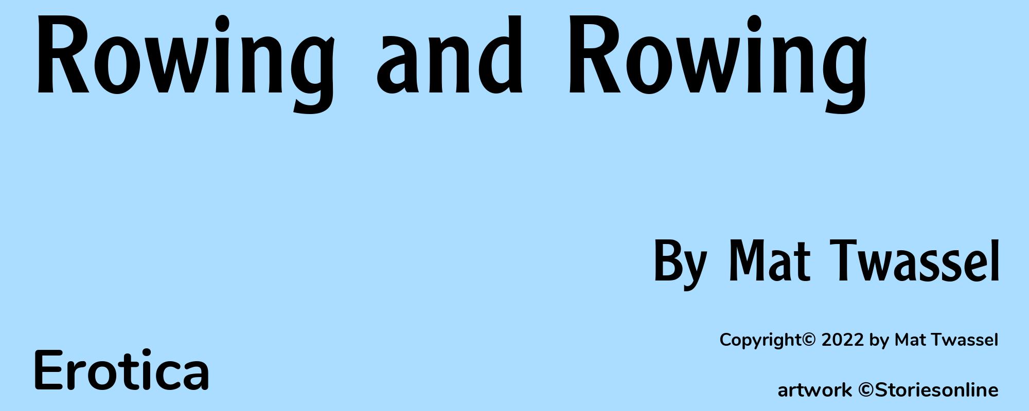Rowing and Rowing - Cover
