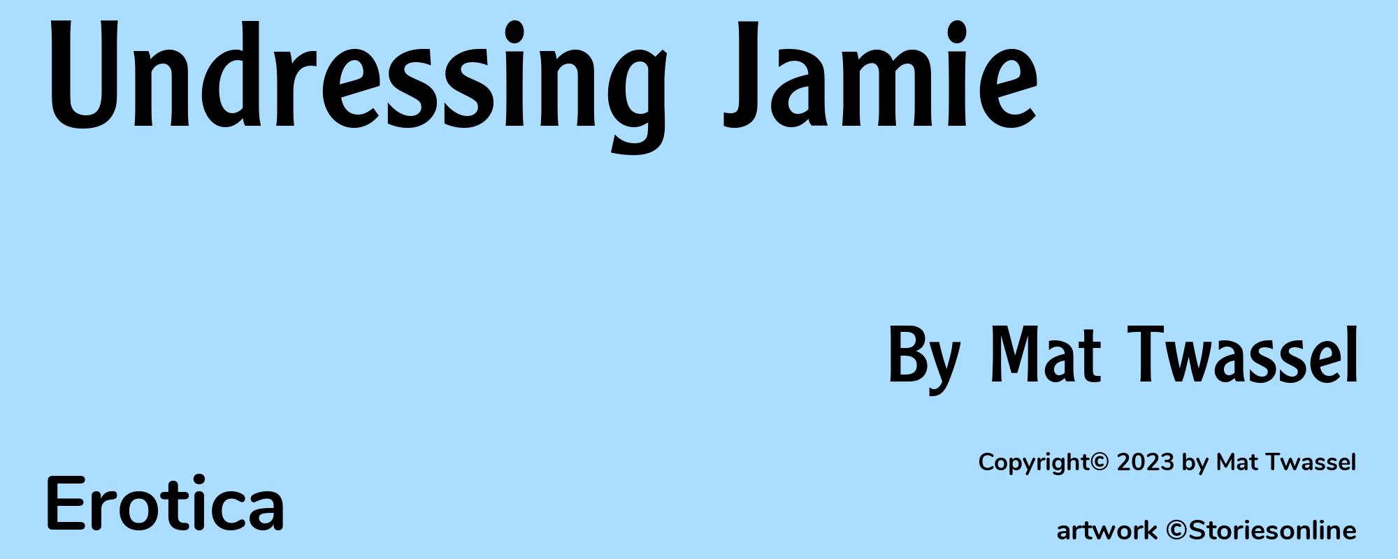 Undressing Jamie - Cover