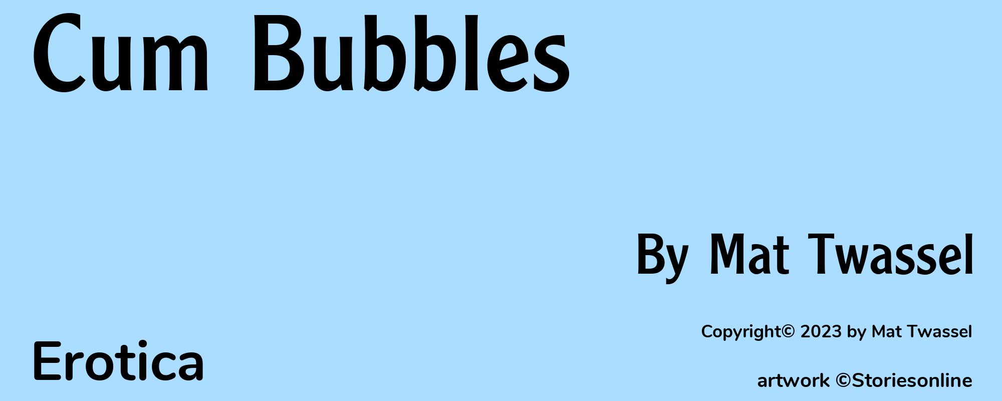 Cum Bubbles - Cover