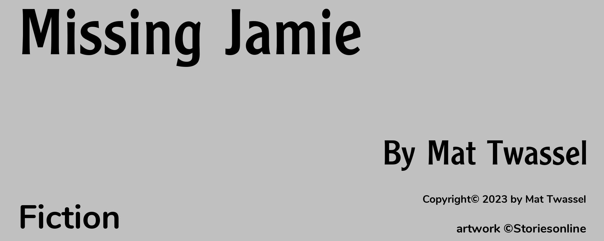 Missing Jamie - Cover