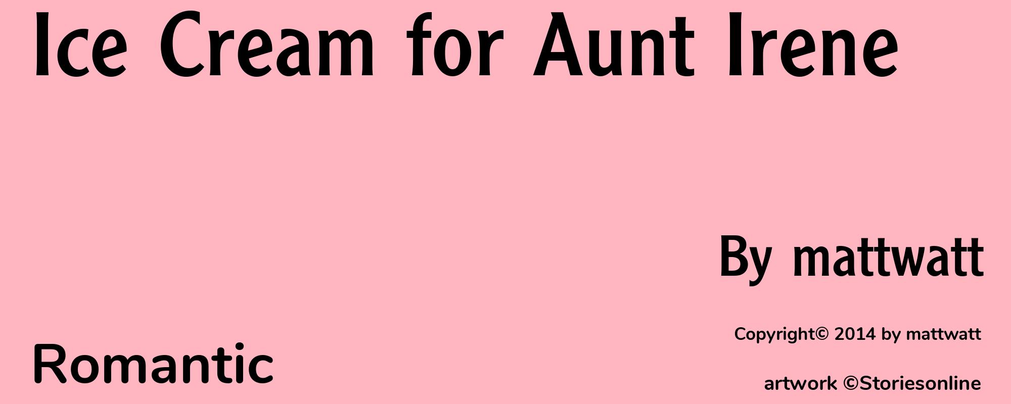 Ice Cream for Aunt Irene - Cover