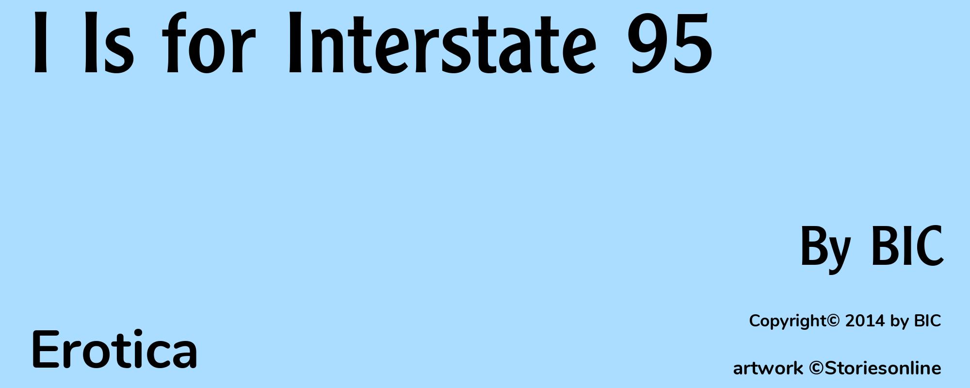I Is for Interstate 95 - Cover