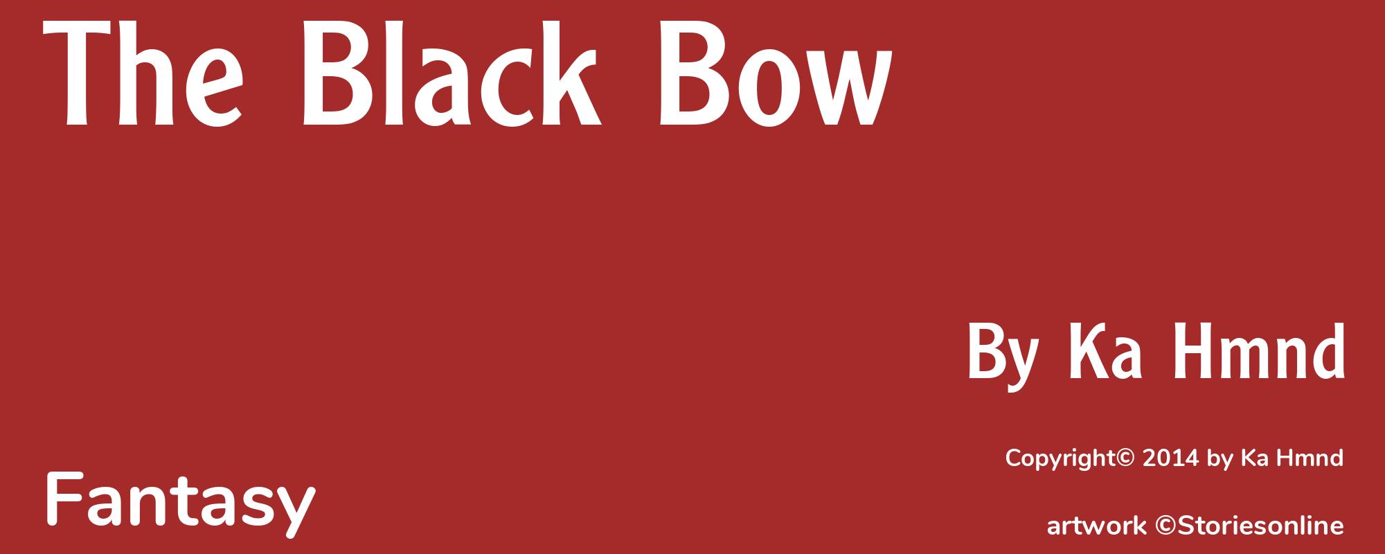 The Black Bow - Cover