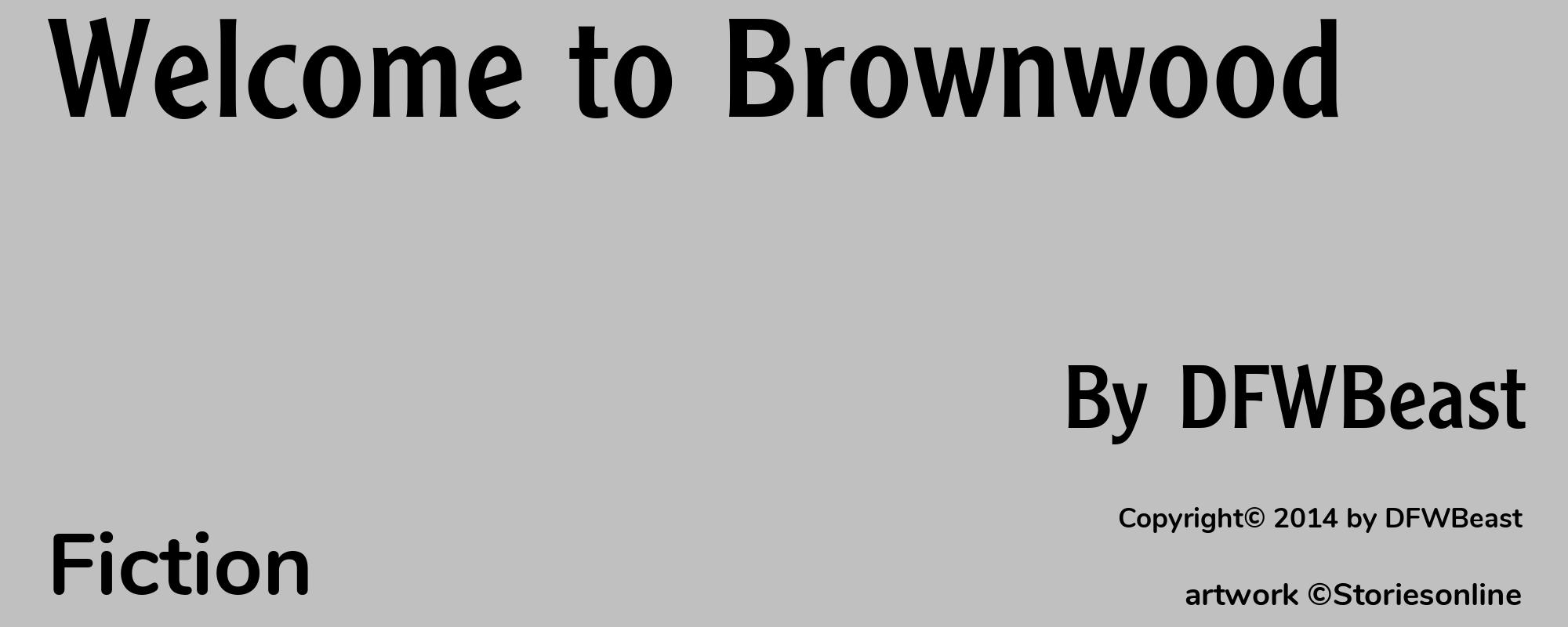 Welcome to Brownwood - Cover