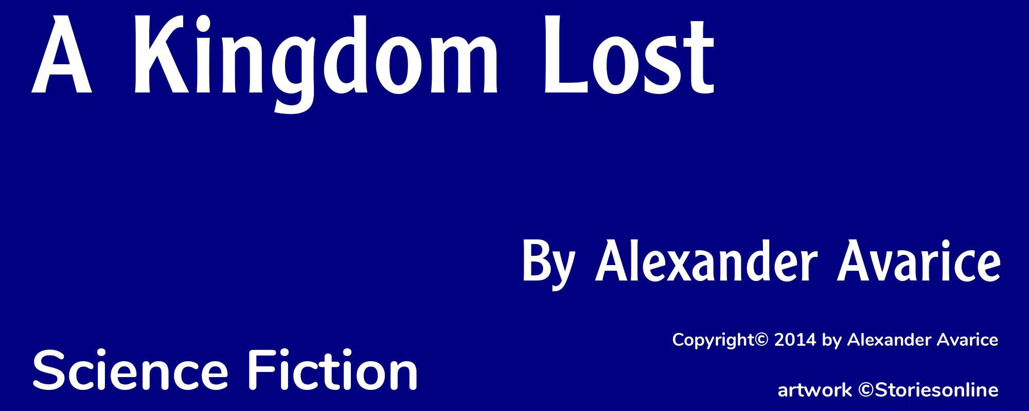 A Kingdom Lost - Cover