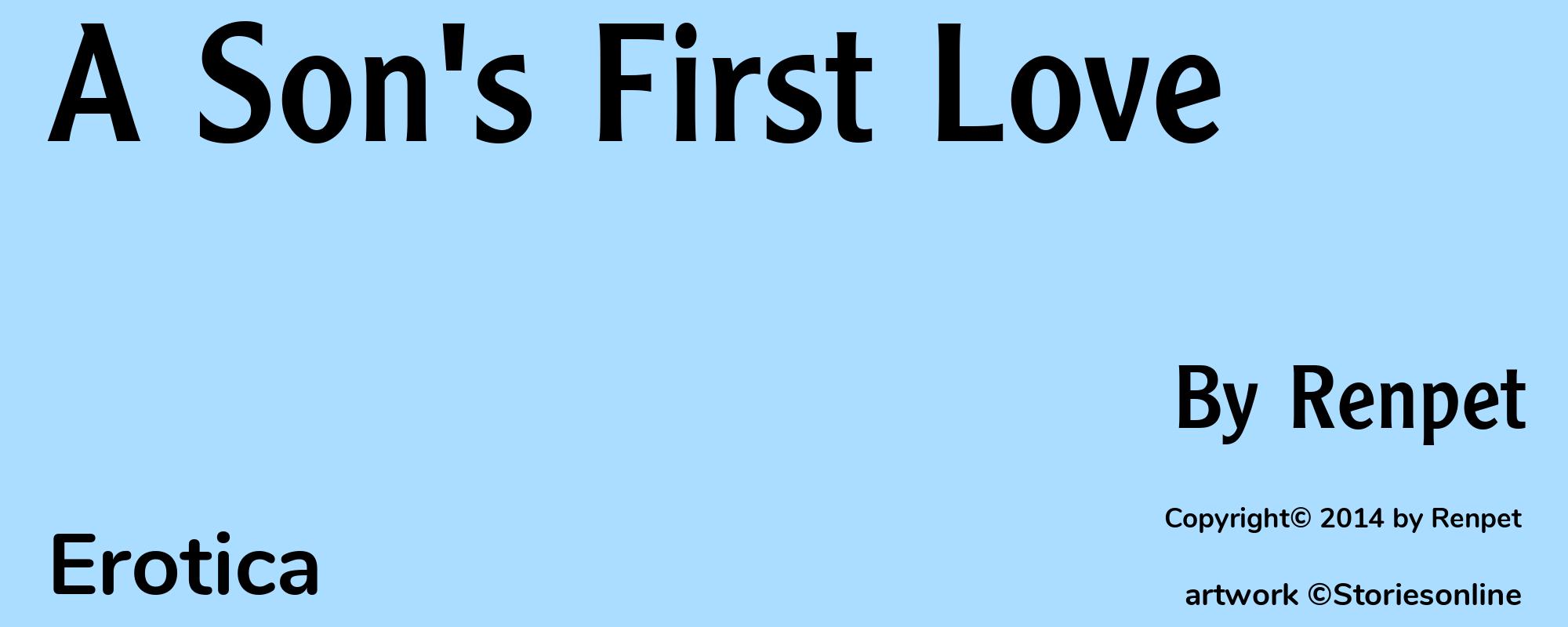 A Son's First Love - Cover