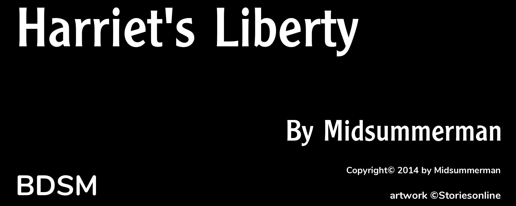 Harriet's Liberty - Cover