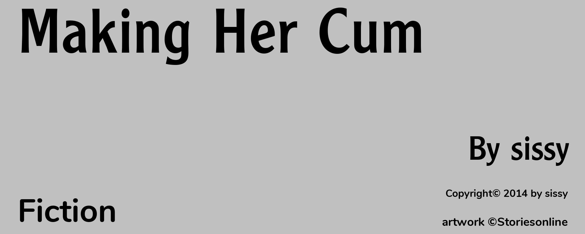 Making Her Cum - Cover