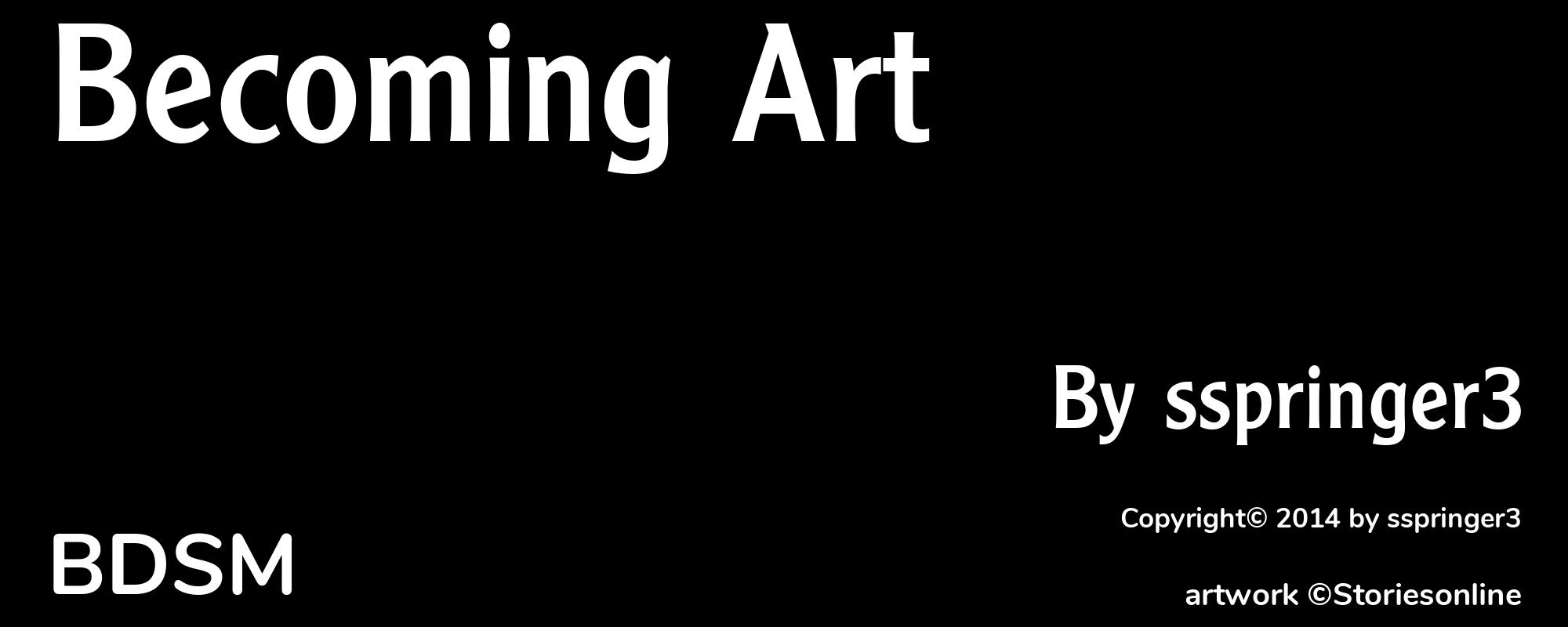 Becoming Art - Cover