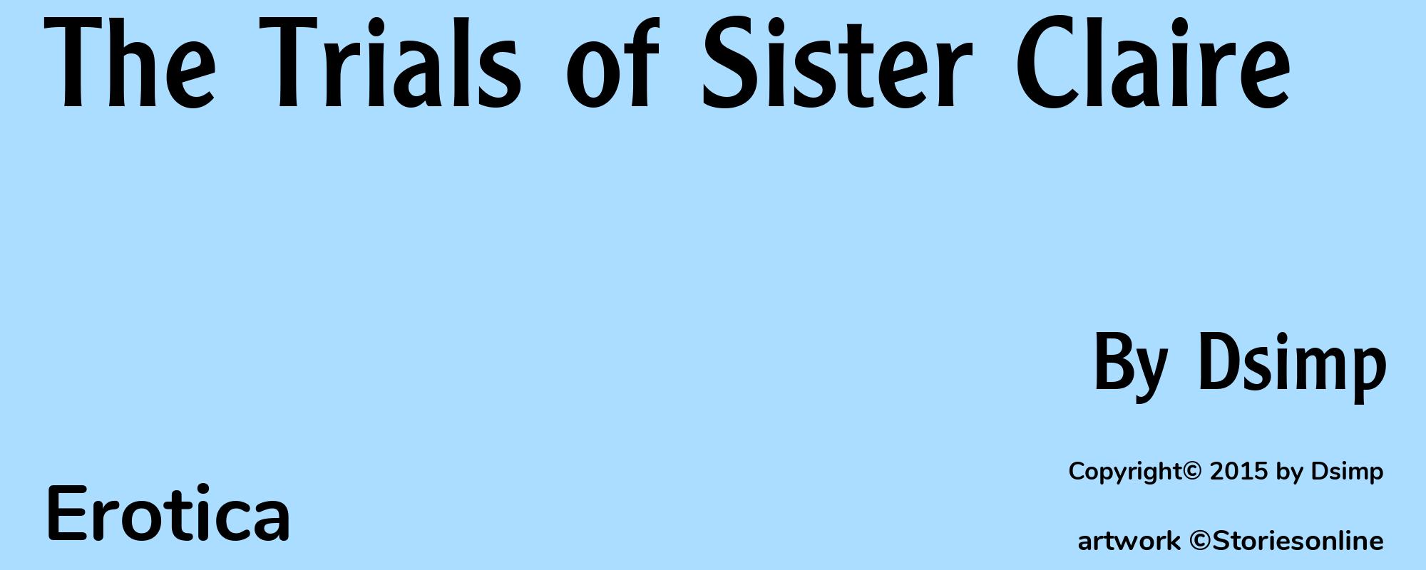 The Trials of Sister Claire - Cover