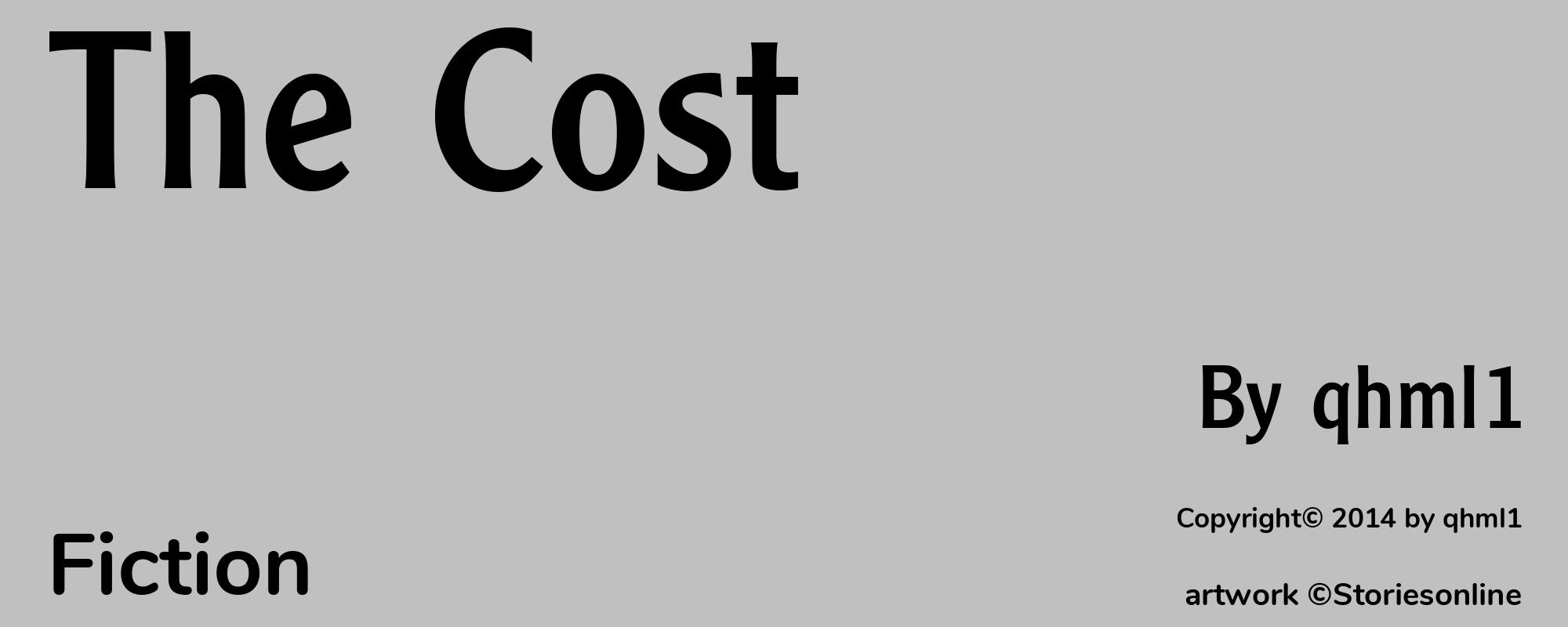 The Cost - Cover