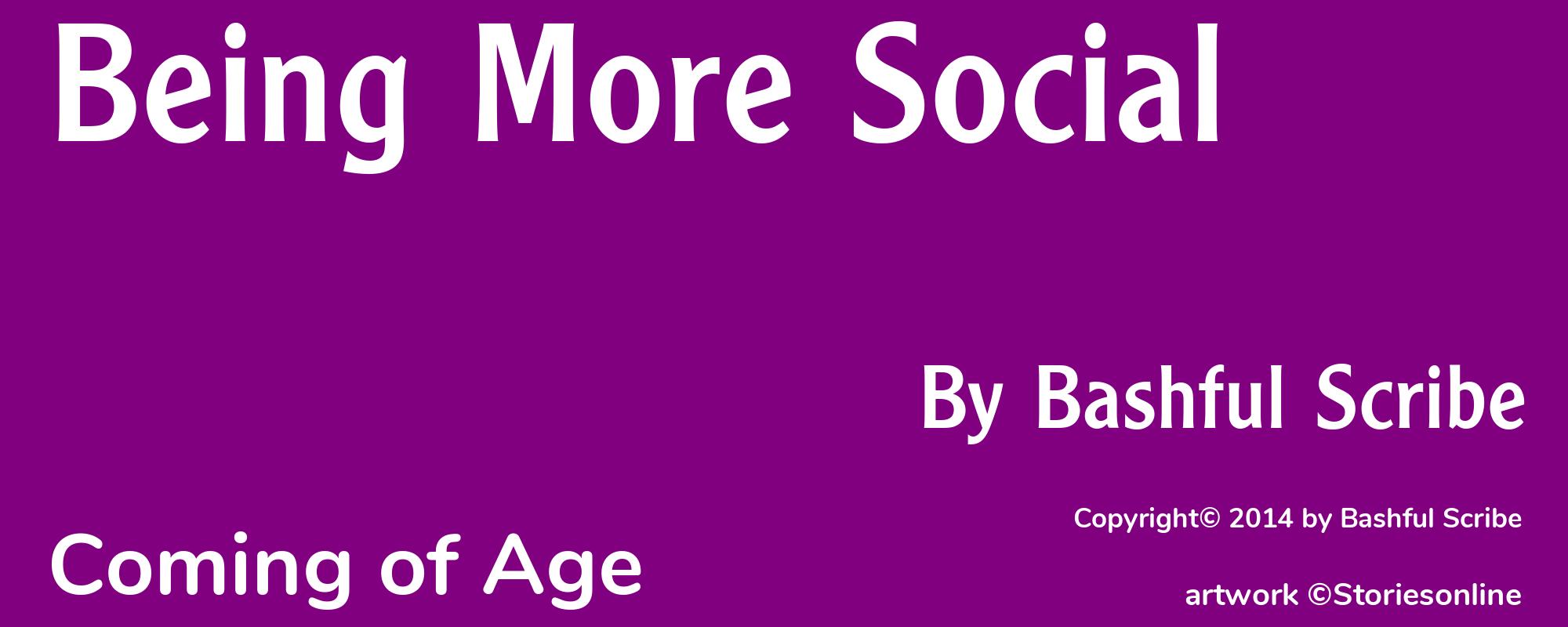 Being More Social - Cover