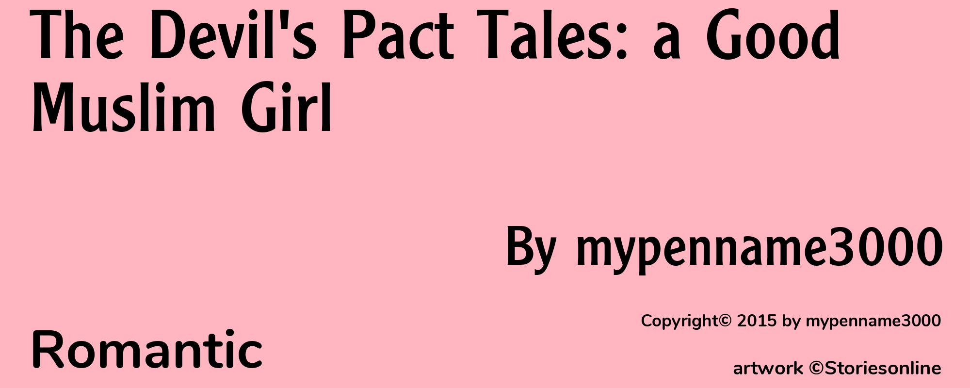 The Devil's Pact Tales: a Good Muslim Girl - Cover