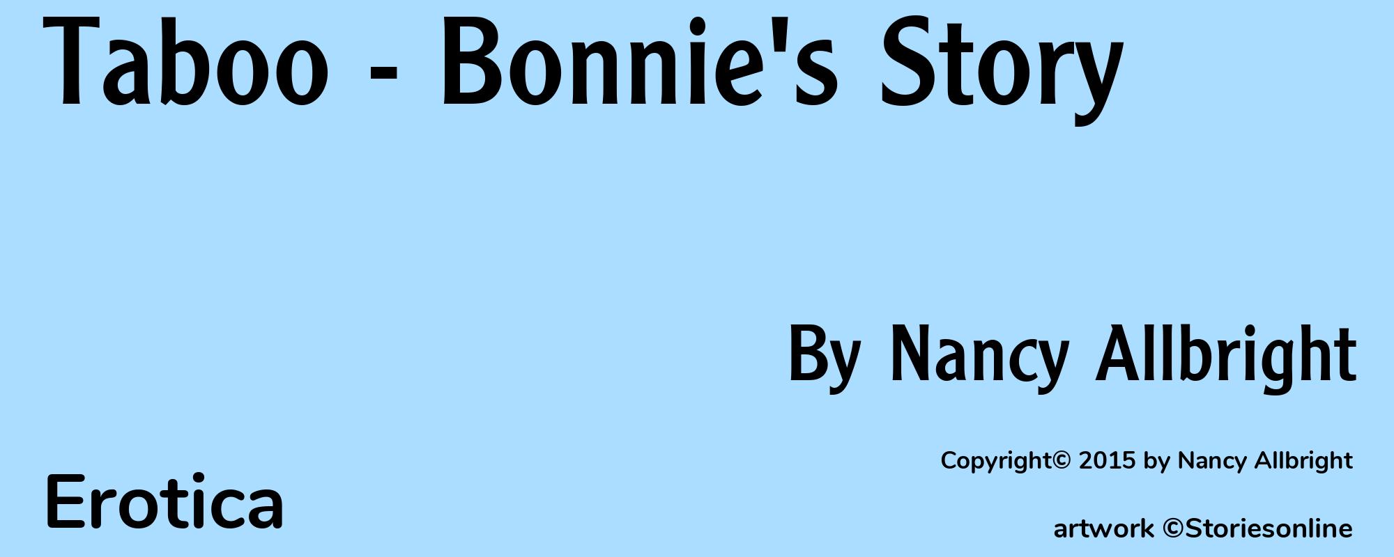 Taboo - Bonnie's Story - Cover