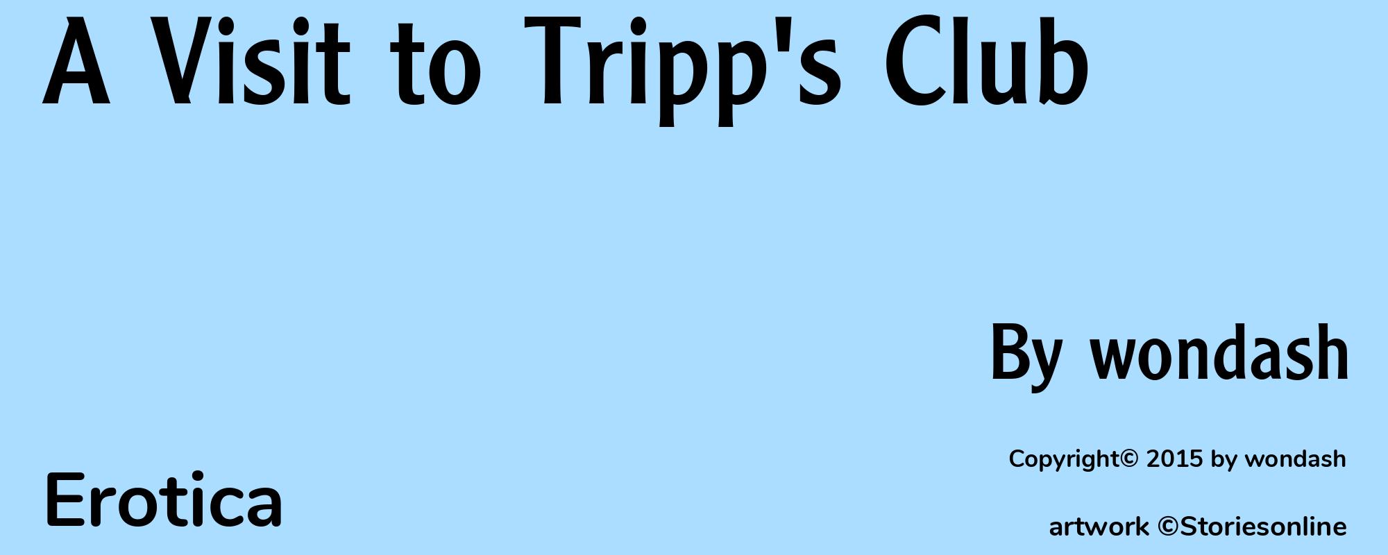 A Visit to Tripp's Club - Cover