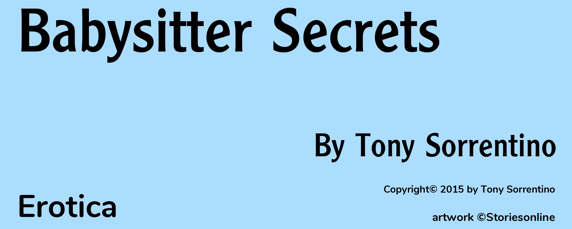 Babysitter Secrets - Cover