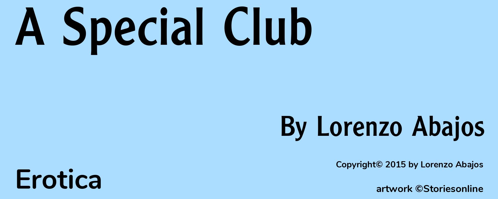 A Special Club - Cover