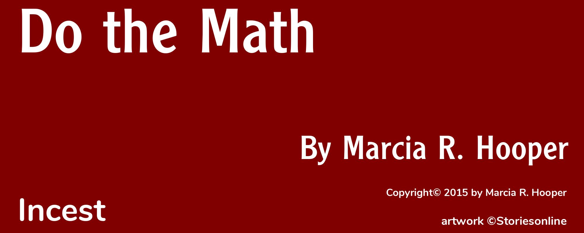 Do the Math - Cover