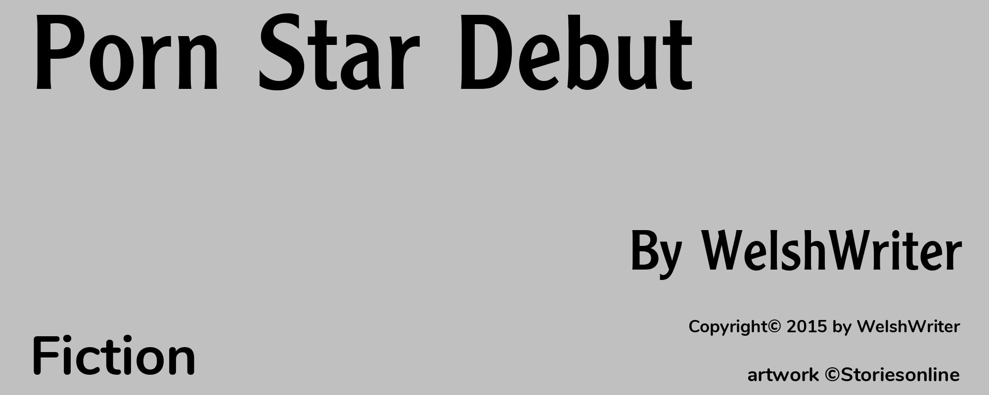 Porn Star Debut - Cover