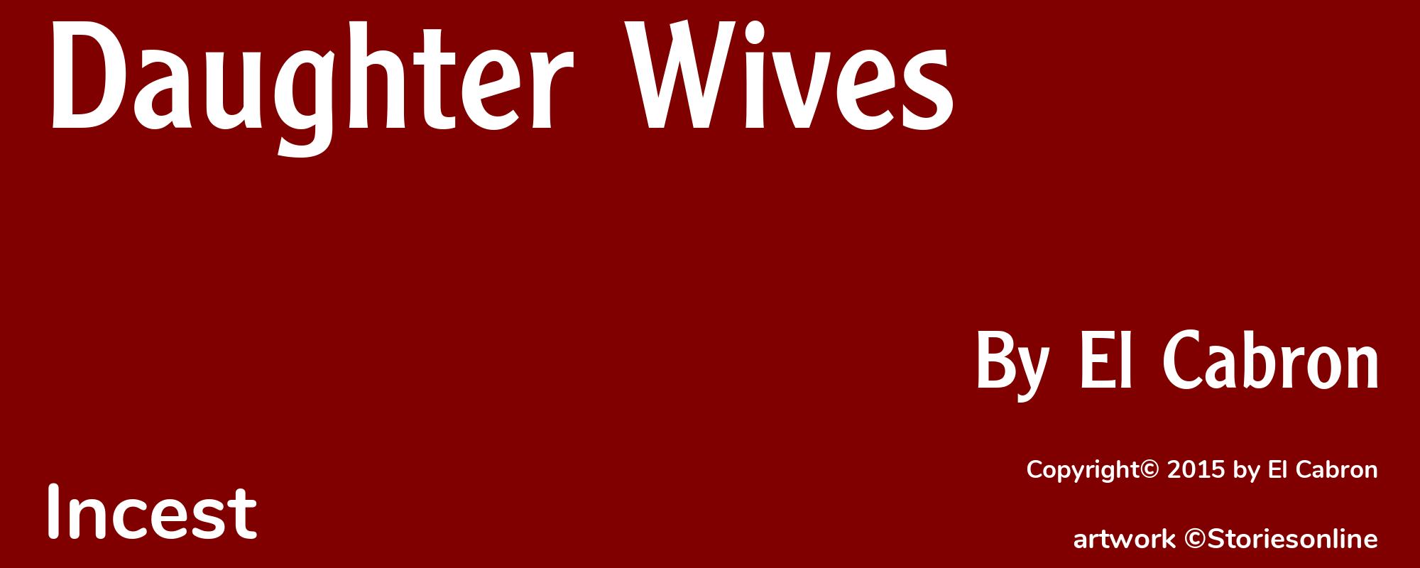 Daughter Wives - Cover