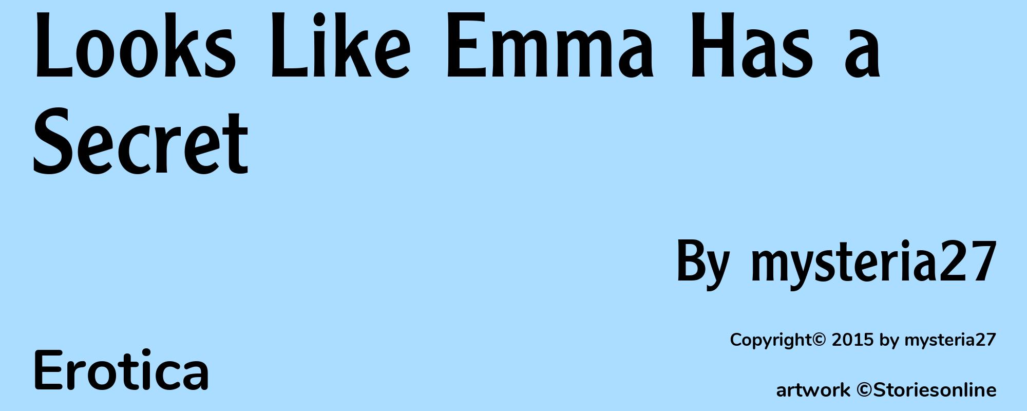 Looks Like Emma Has a Secret - Cover