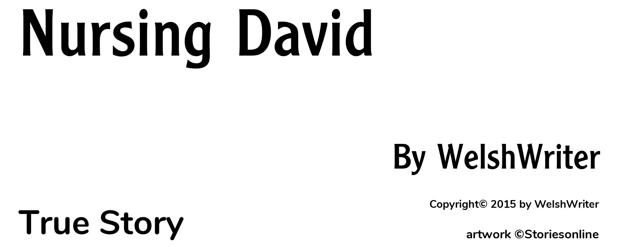 Nursing David - Cover