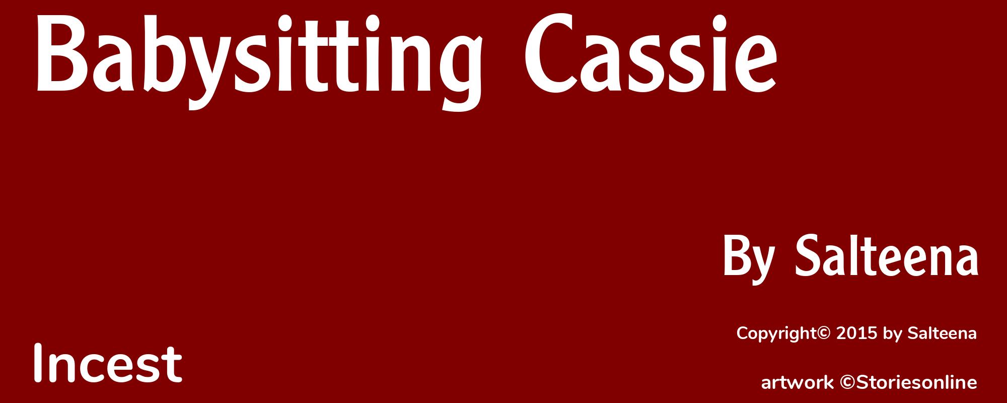 Babysitting Cassie - Cover