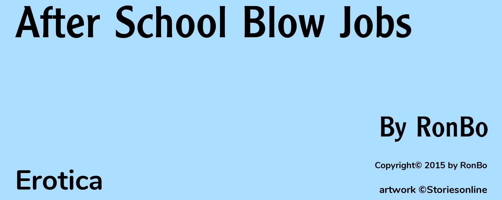 After School Blow Jobs - Cover