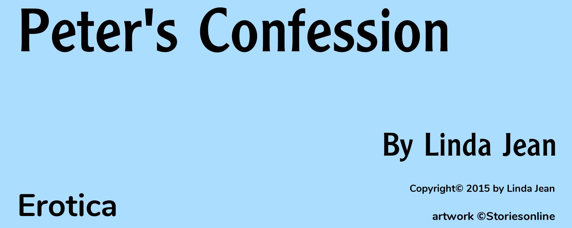 Peter's Confession - Cover
