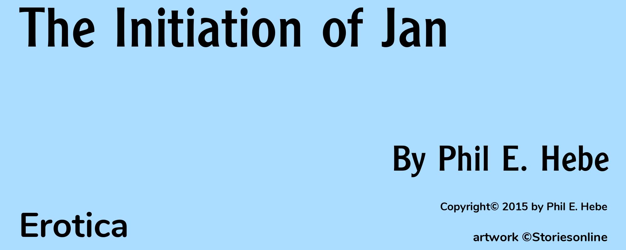 The Initiation of Jan - Cover