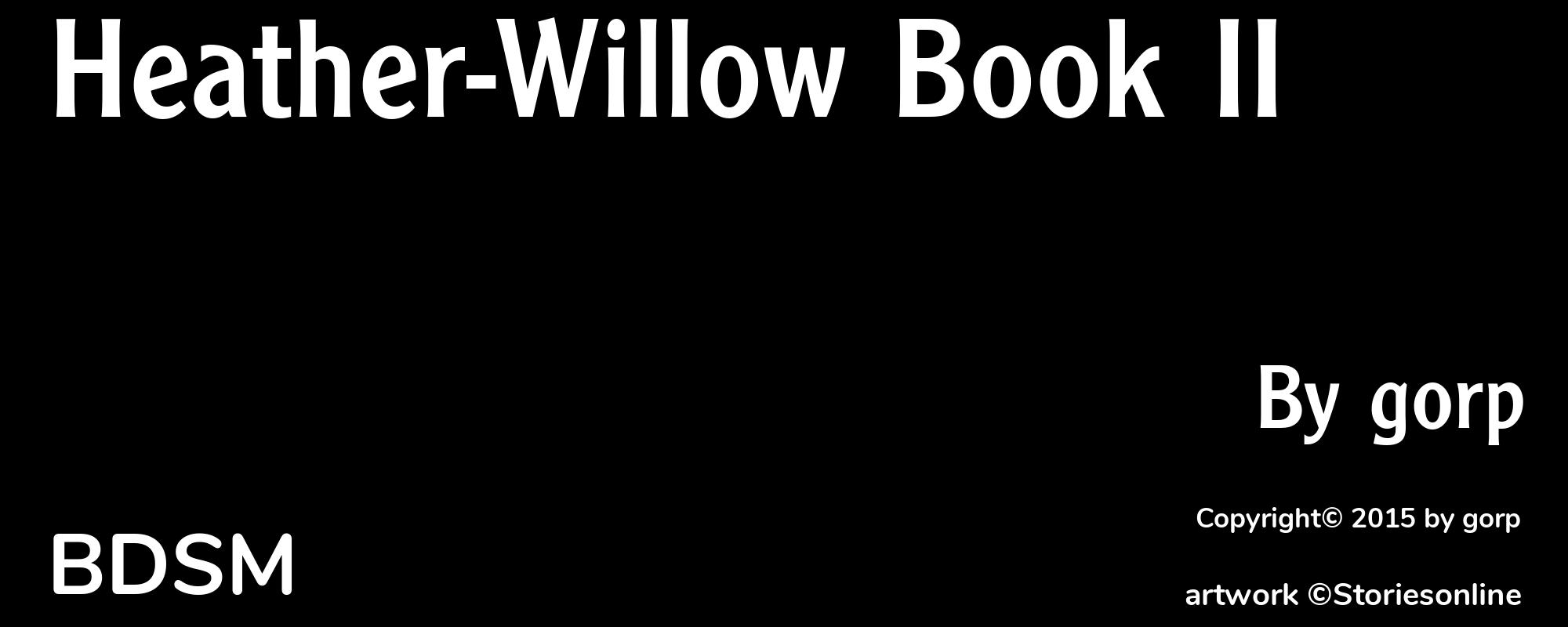 Heather-Willow Book II - Cover