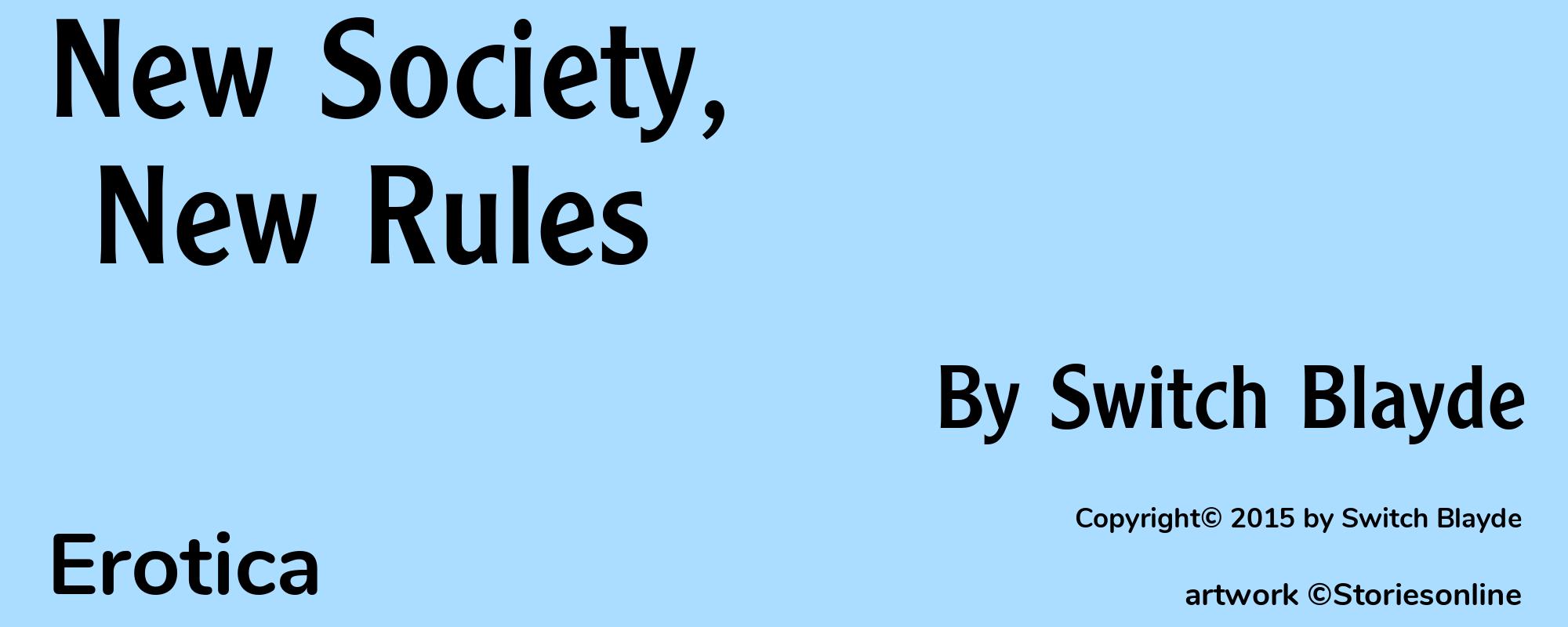 New Society, New Rules - Cover