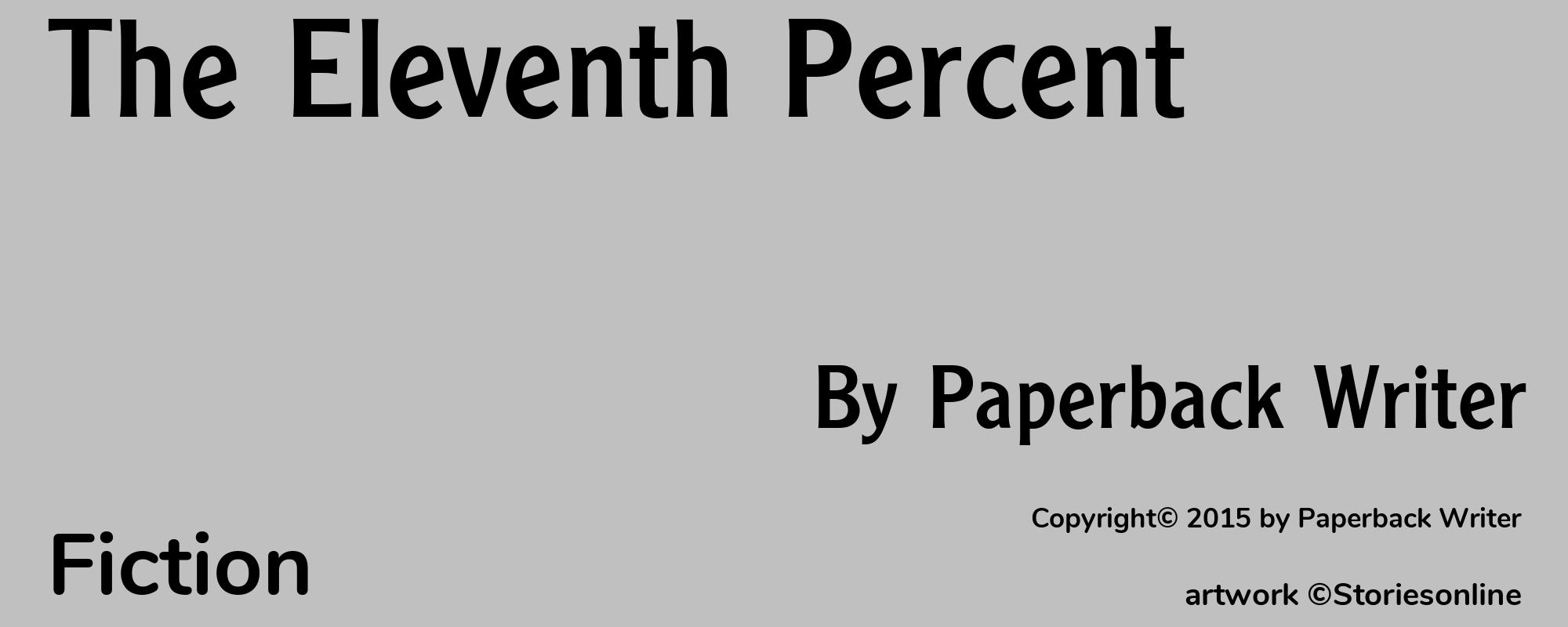 The Eleventh Percent - Cover