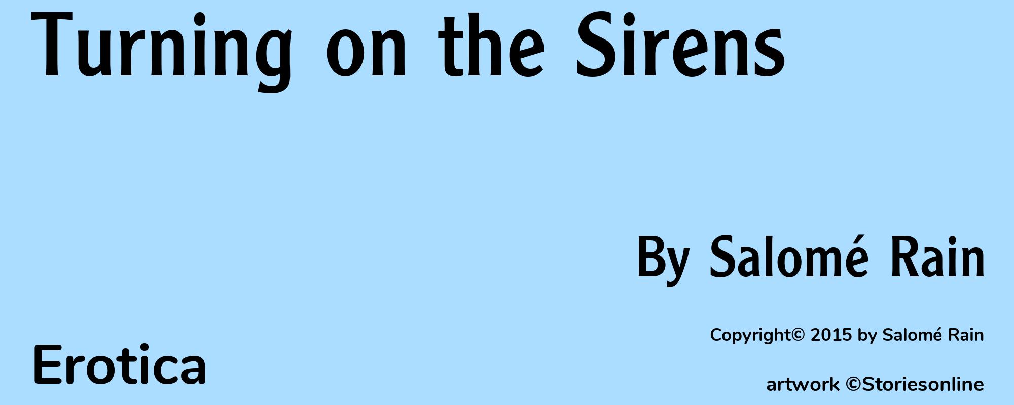 Turning on the Sirens - Cover