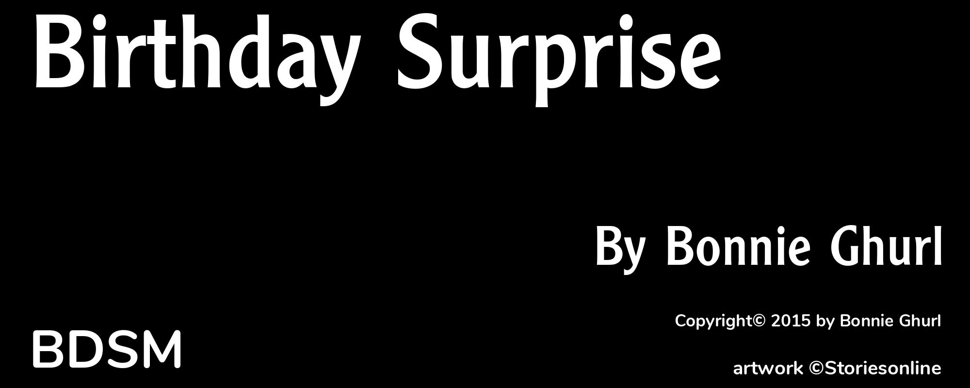 Birthday Surprise - Cover