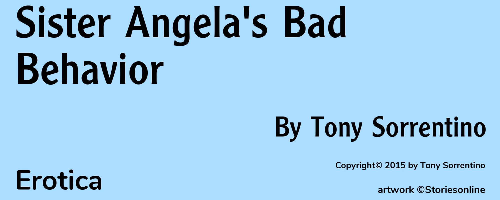 Sister Angela's Bad Behavior - Cover