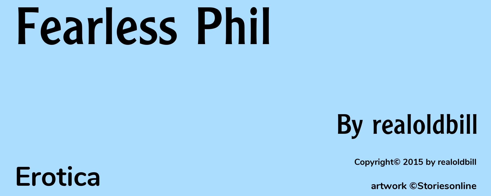 Fearless Phil - Cover