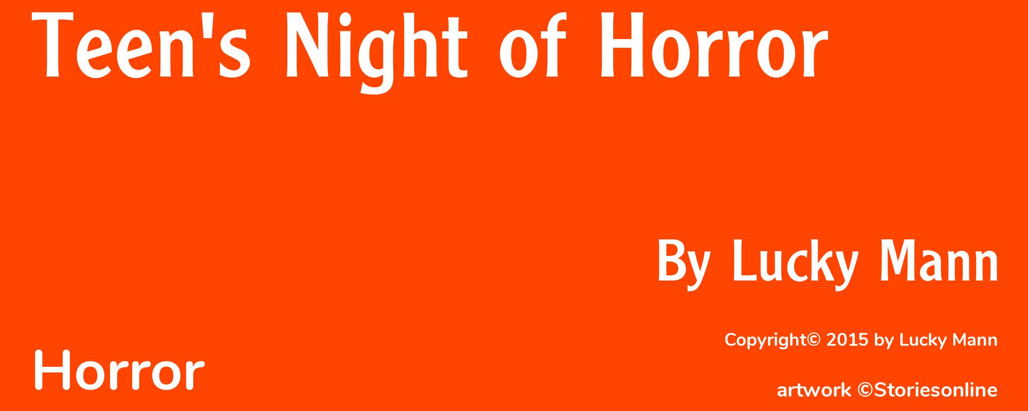 Teen's Night of Horror - Cover