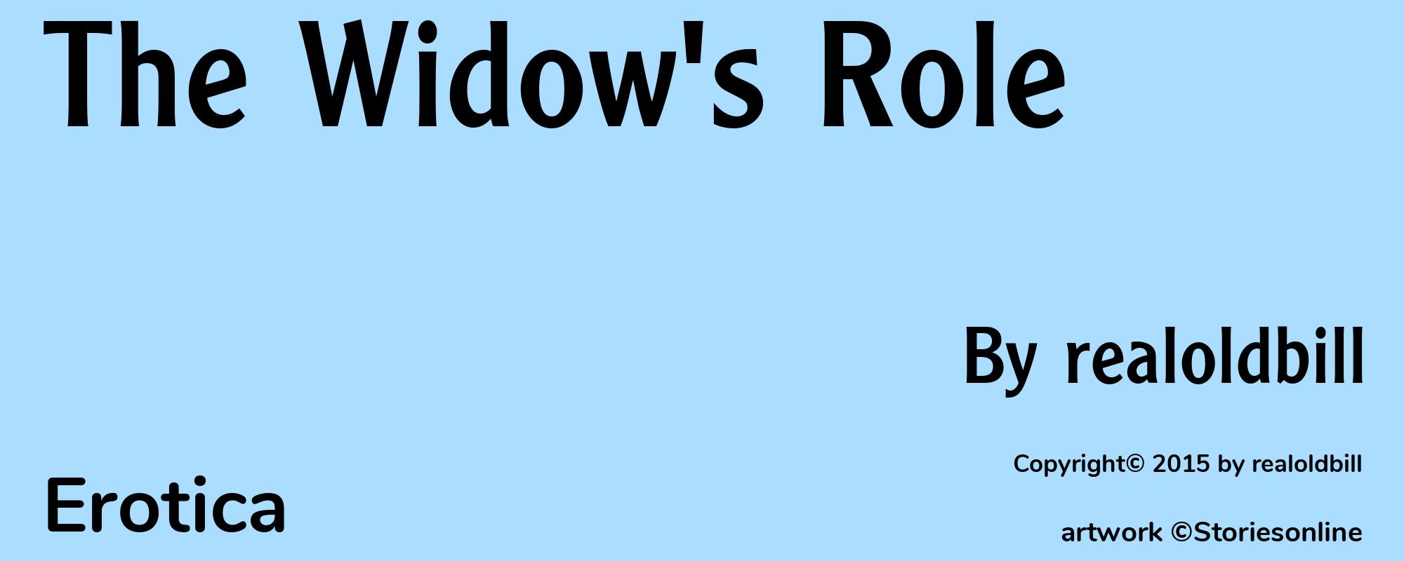The Widow's Role - Cover