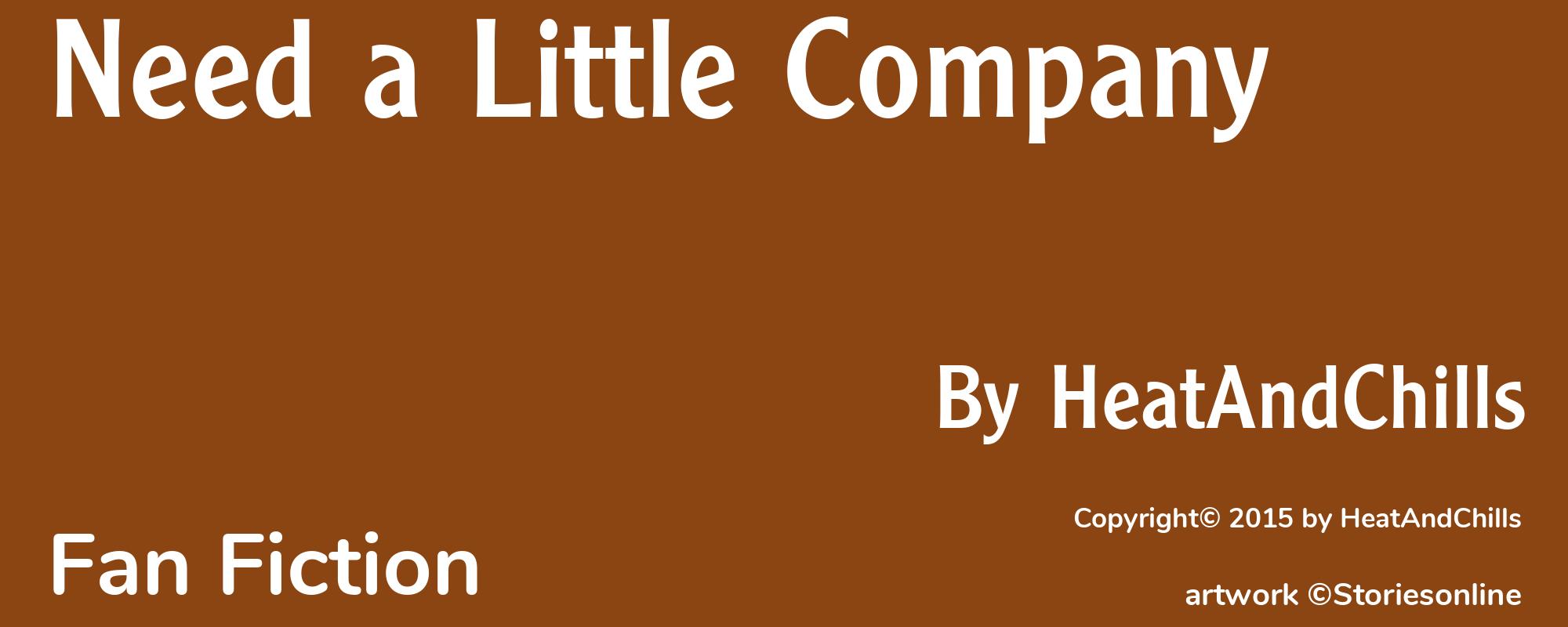 Need a Little Company - Cover