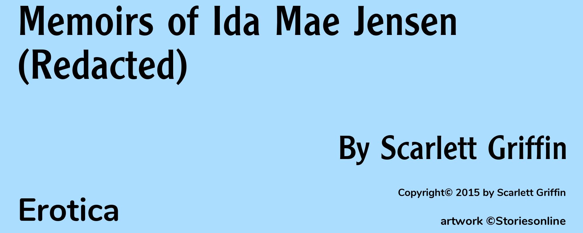 Memoirs of Ida Mae Jensen (Redacted) - Cover