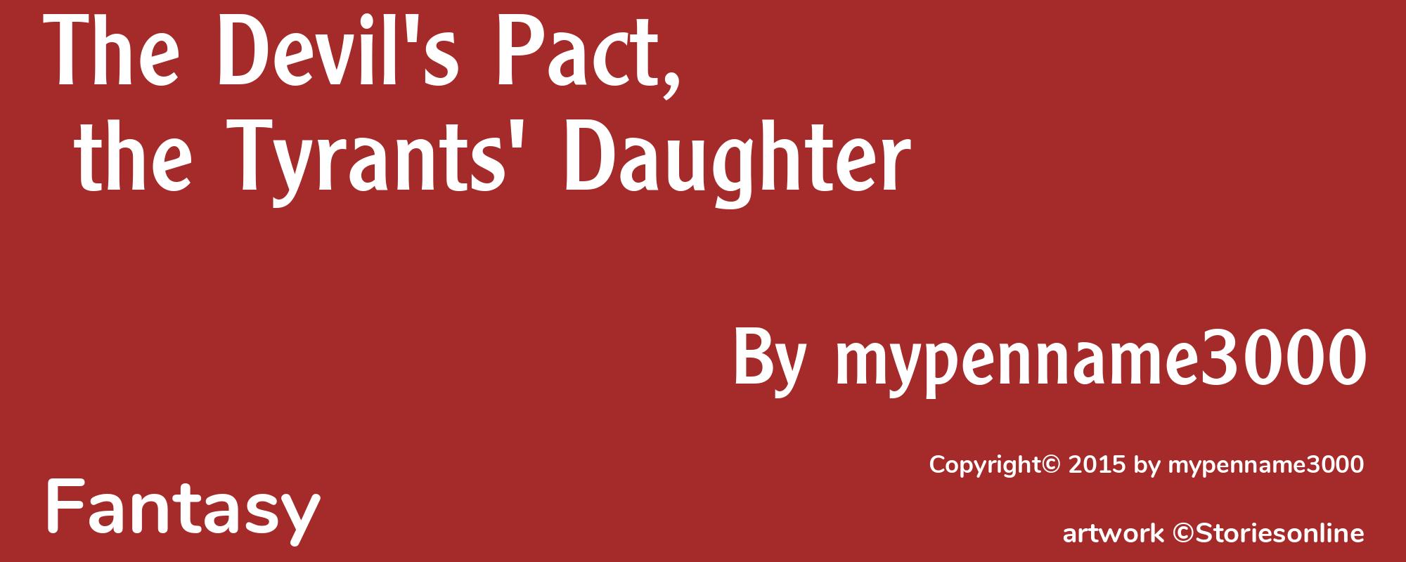 The Devil's Pact, the Tyrants' Daughter - Cover
