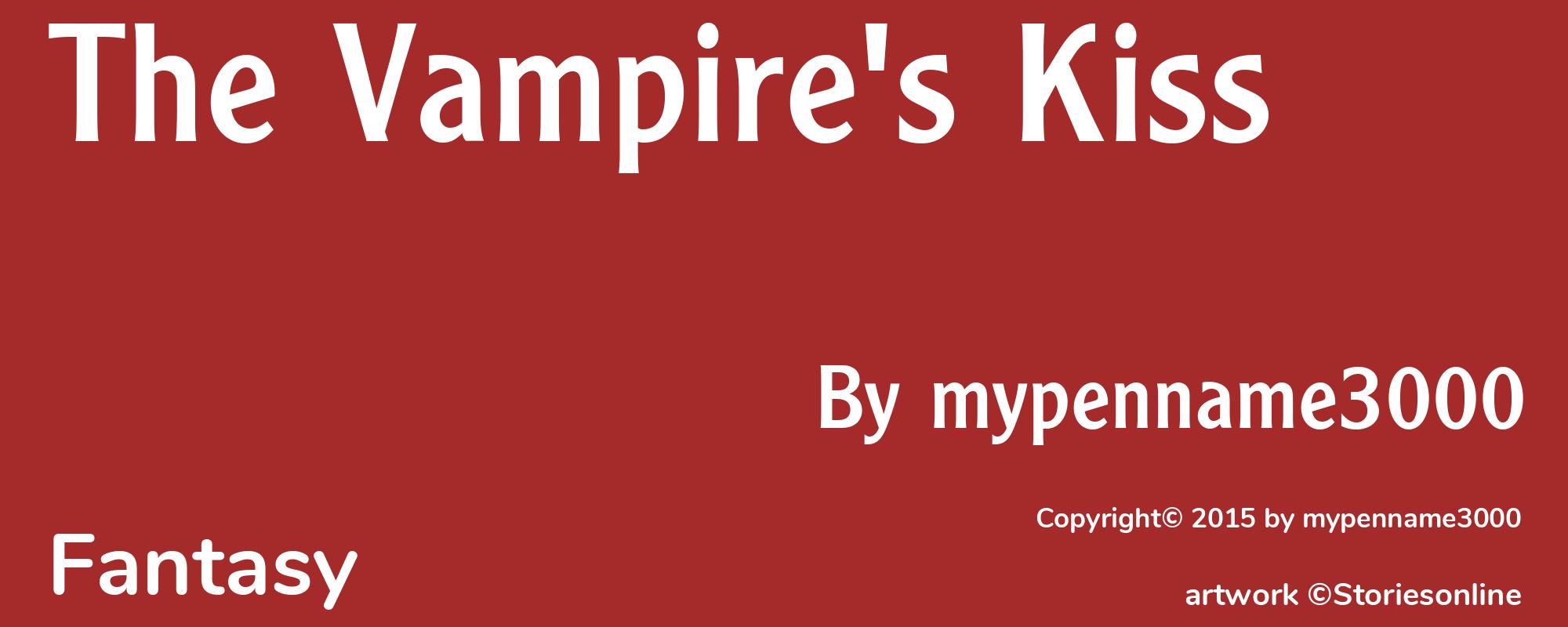 The Vampire's Kiss - Cover