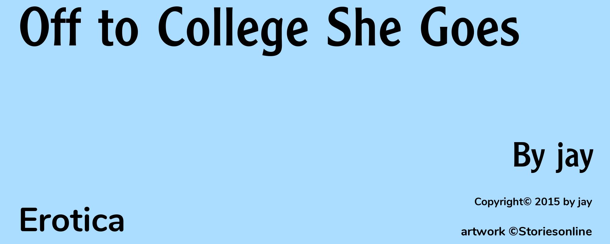 Off to College She Goes - Cover