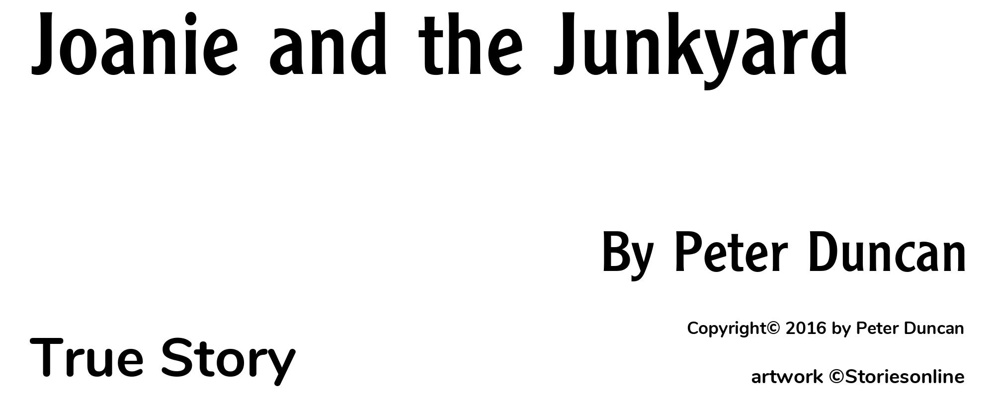 Joanie and the Junkyard - Cover