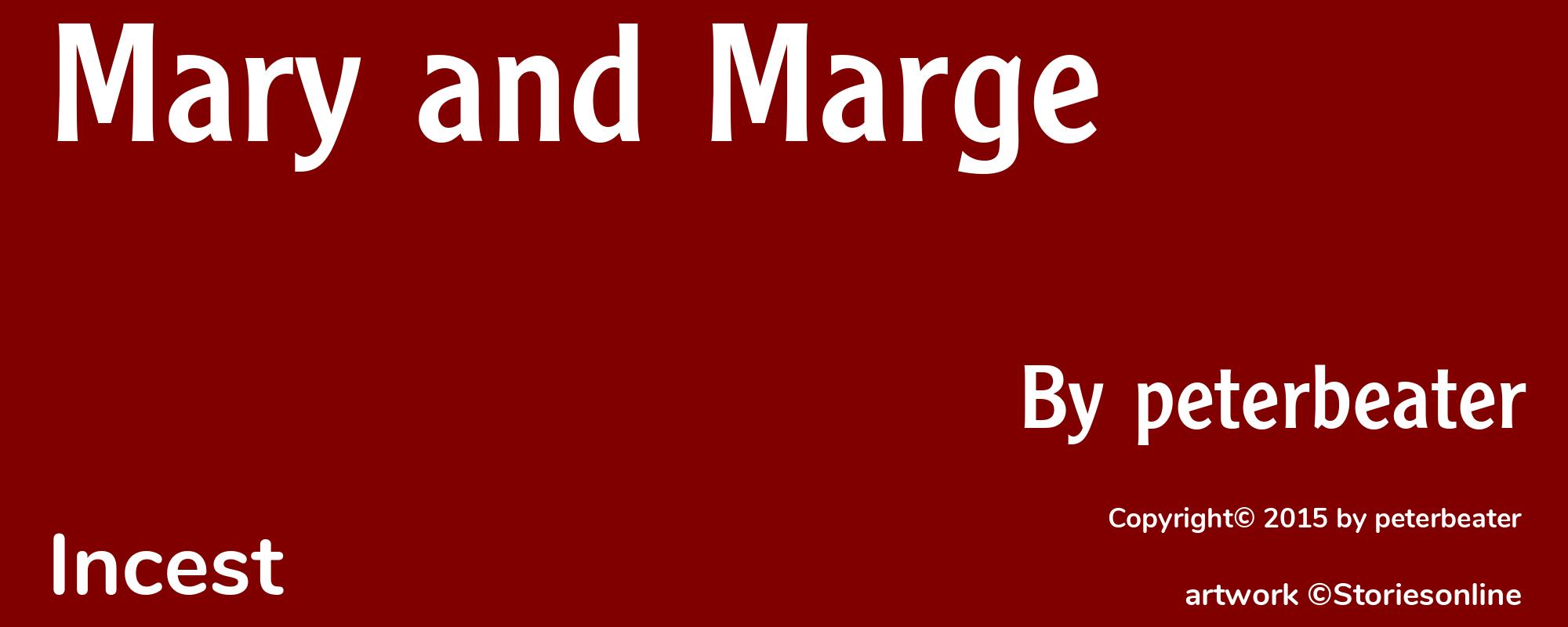 Mary and Marge - Cover