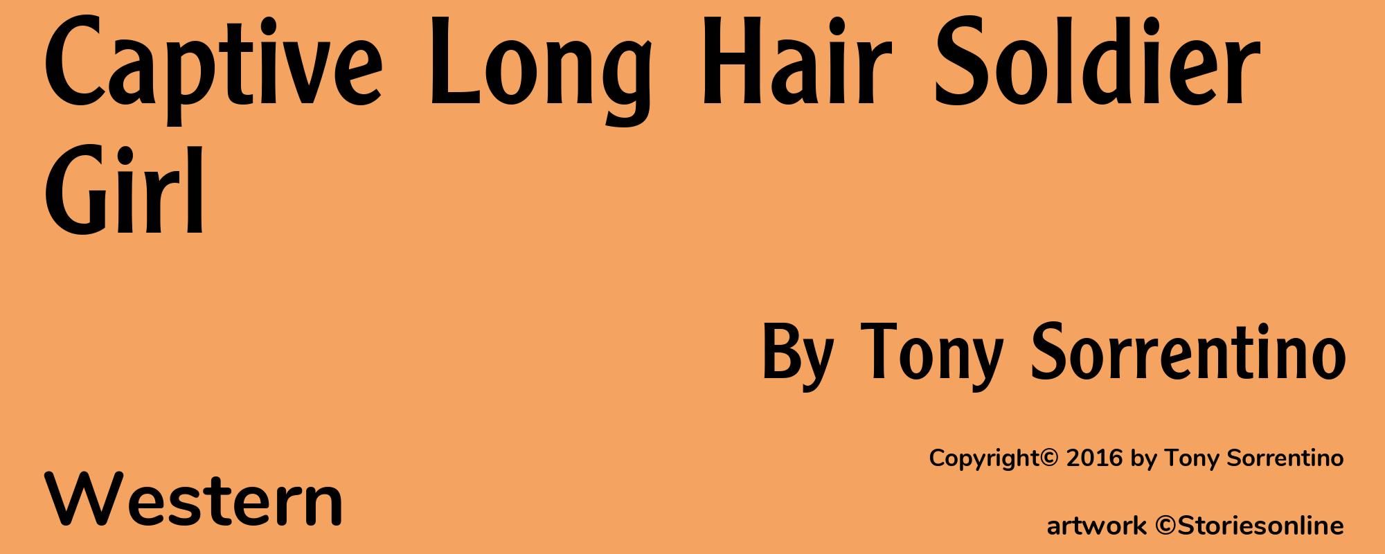 Captive Long Hair Soldier Girl - Cover