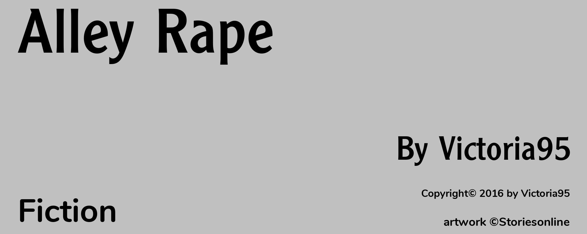 Alley Rape - Cover