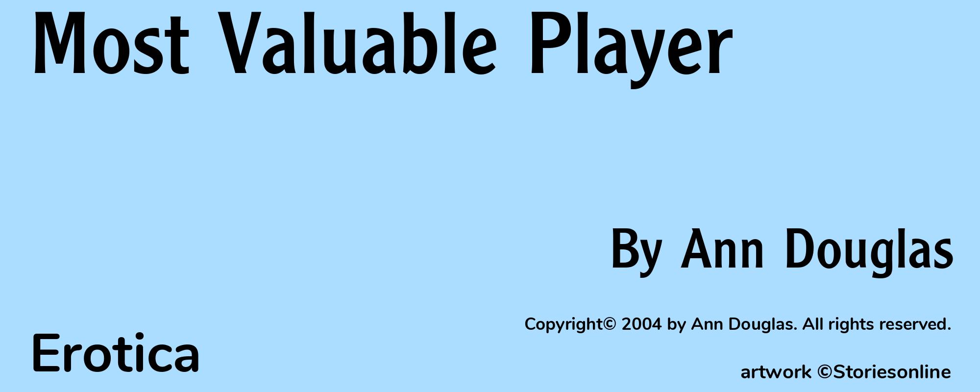 Most Valuable Player - Cover
